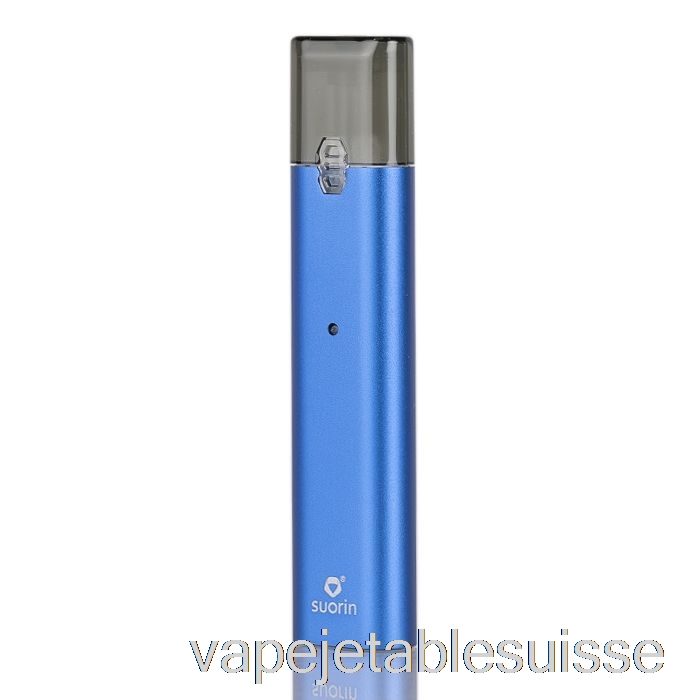 Vape Suisse Suorin Ishare Kit De Pod Portable Unique édition Métal - Bleu